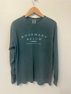 Rosemary Beach 30A Comfort Colors Long-Sleeve Crewneck T-Shirt
